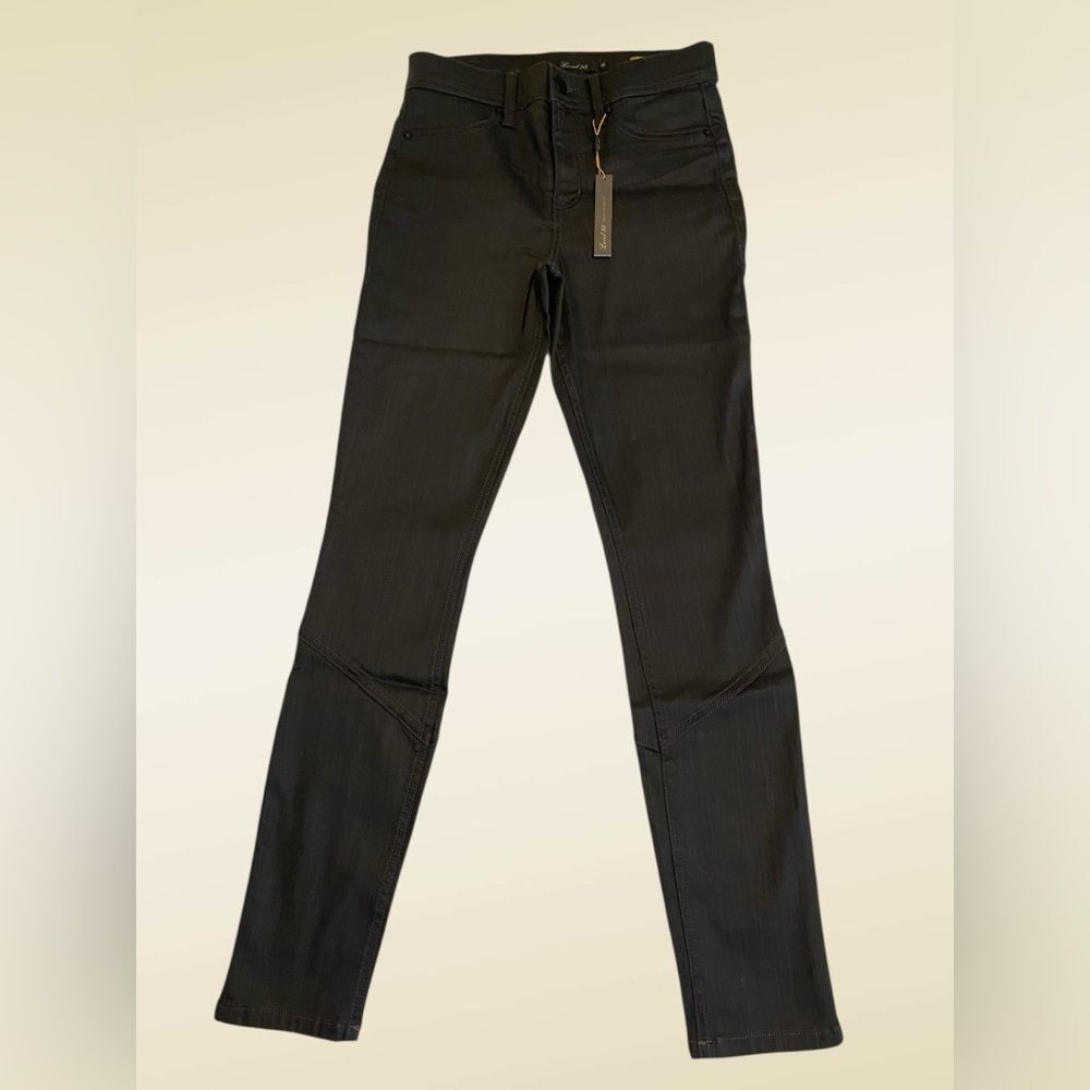 Level 99 Tanya High Rise Skinny Jeans | dark grey stretch jeans NWT size 28 - Picture 3 of 12